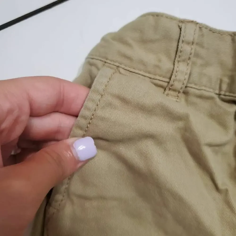 The Childrens Place Bottoms Boy 4 Chino Shorts Brown Flat Front Adjustable Waist